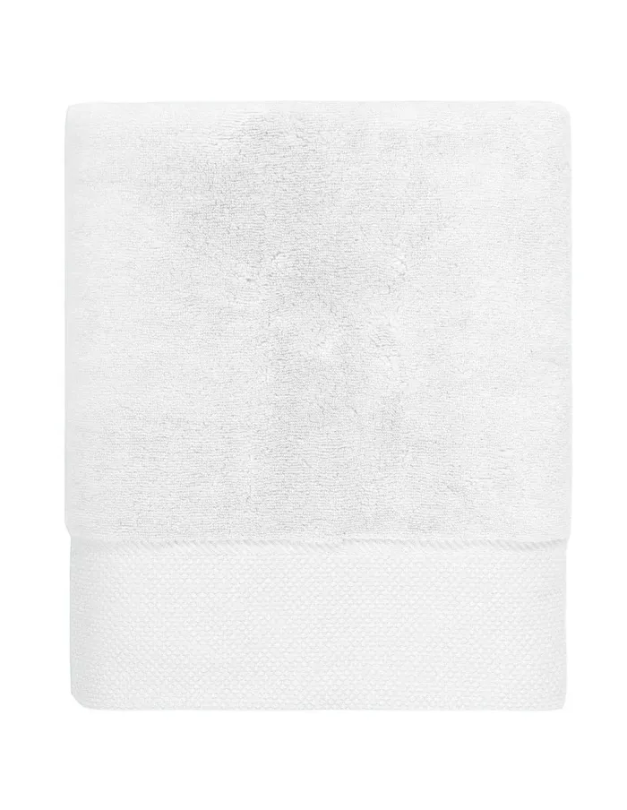 Serviette de bain personnalisée Faubourg, 100 % coton peigné zero-twist à broder