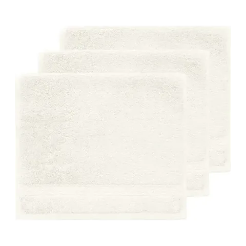 Serviette invité personnalisée brodée à Paris, coloris écru (modèle Opéra, 100 % coton peigné)