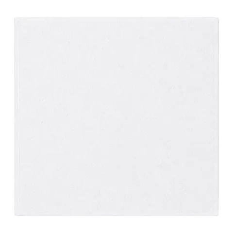 Serviette invité personnalisée brodée à Paris, coloris blanc (modèle Rivoli, 100 % coton éponge bouclette)