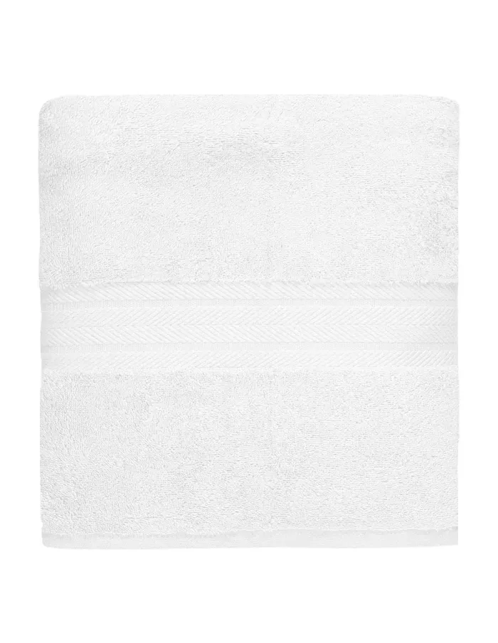 Serviette de bain Vendôme personnalisée, 100 % coton peigné, à broder à Paris en express